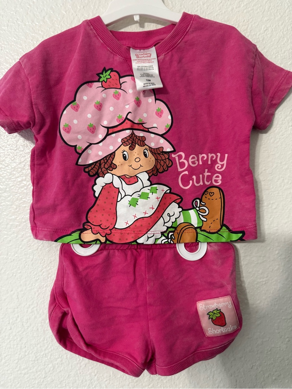 Strawberry Shortcake 'Berry Cute' Pink Graphic Toddler Set
